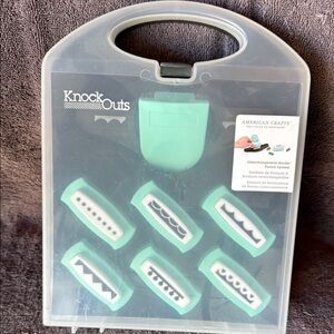 American Crafts Knock Outs Border Punch Set